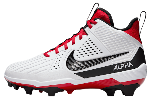 Nike Alpha Menace Strong White / University Red