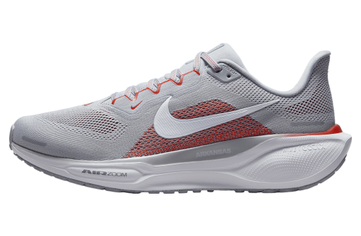 Nike Arkansas Pegasus 41 Wolf Grey / Team Crimson