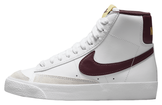 Nike Blazer Mid 77 GS White / Burgundy Crush