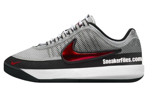 Nike Book 2 Spiridon Metallic Silver / Sport Red