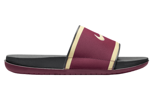 Nike College Offcourt Slide (Florida State) Team Maroon / Dark Smoke Grey