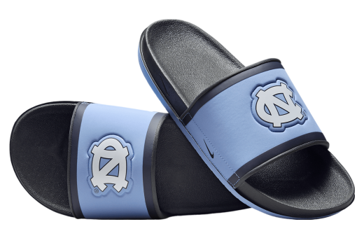 Nike College Offcourt Slide (UNC) Valor Blue / Dark Smoke Grey