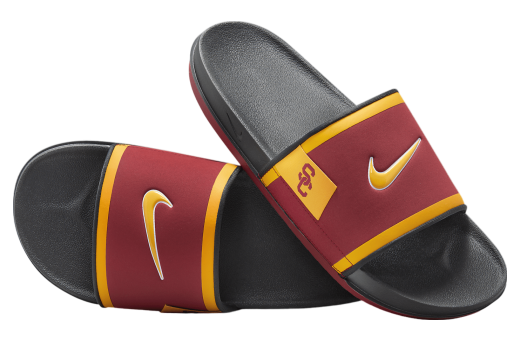 Nike College Offcourt Slide (USC) Team Crimson / Dark Smoke Grey