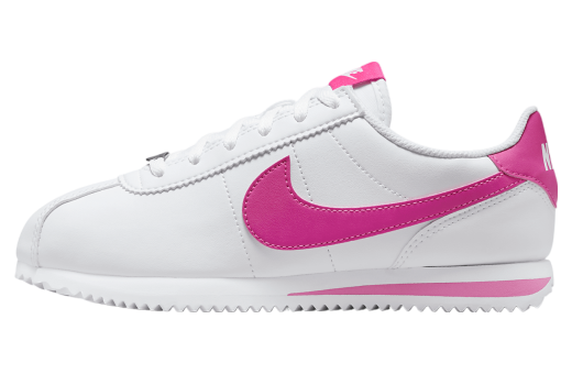 Nike Cortez GS White / Laser Fuchsia