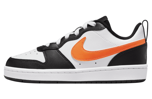 Nike Court Borough Low 2 GS White Total Orange