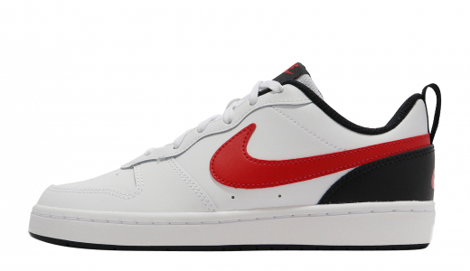 The Nike Court Legacy Releases University White • and In Red