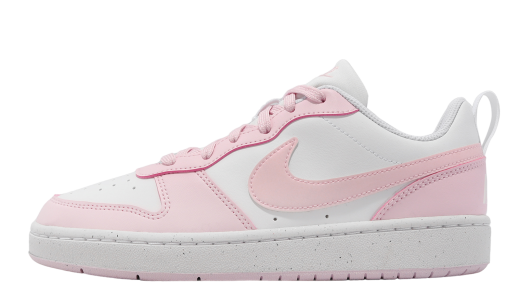 Nike Court Borough Low Recraft GS White / Pink Foam