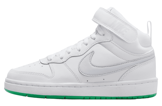 Nike Court Borough Mid 2 GS White / Stadium Green