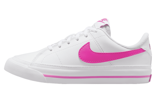 Nike Court Legacy GS White / Laser Fuchsia