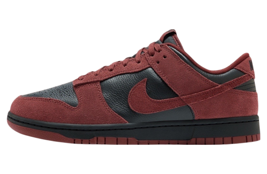 Nike Dunk Low Black / Dark Team Red