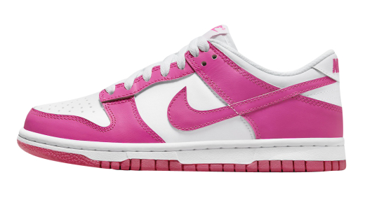 nike dunks high top neon pink sneakers boys wide