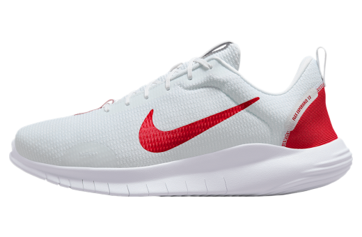 Nike Flex Experience Run 12 White / University Red (Extra Wide)