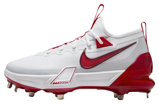 Nike Force Zoom Trout 9 Elite White / Pure Platinum / Team Red/