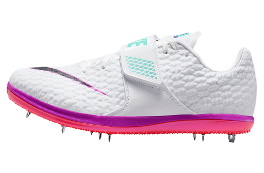 Nike High Jump Elite White / Bright Crimson