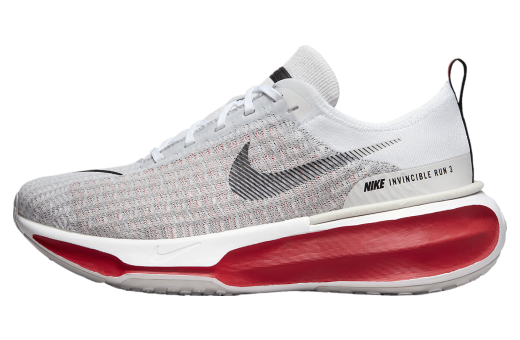 Nike Invincible 3 White / Fire Red (Extra Wide)