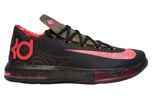 Nike KD 6 Meteorology Black / Atomic Red