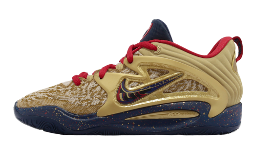 Nike KD15 EP Metallic Gold / University Red