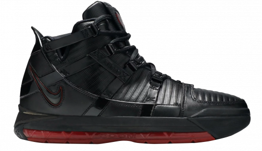 Nike LeBron 3 Black University Red