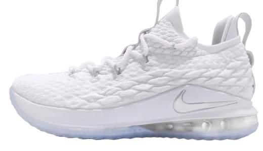 Nike Lebron XV Low EP White / Metallic Silver