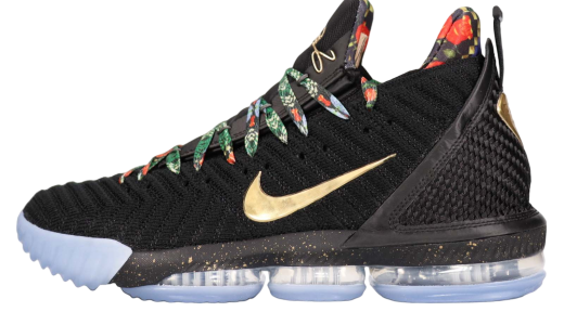 Nike Lebron XVI KC EP Black / Metallic Gold