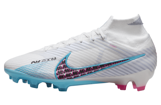 Nike Mercurial Superfly 9 Elite High FG White / Pink Blast