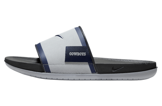 Nike Offcourt (Dallas Cowboys) Wolf Grey / Dark Smoke Grey