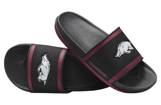 Nike Offcourt Slide (Arkansas) Black / Team Crimson