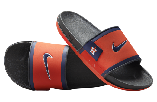 Nike Offcourt Slide (Houston Astros) Team Orange / Dark Smoke Grey