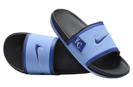 Nike Offcourt Slide (Kansas City Royals) Valor Blue / Dark Smoke Grey