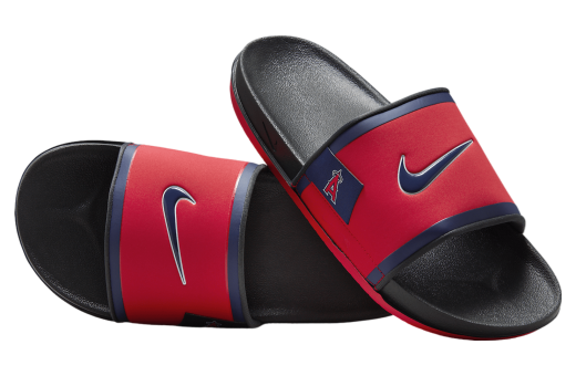 Nike Offcourt Slide (Los Angeles Angels) University Red / Dark Smoke Grey