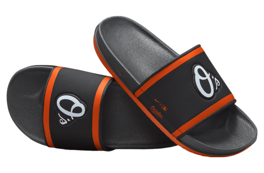 Nike Offcourt Slide (MLB Baltimore Orioles) Black / University Orange