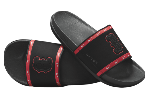 Nike Offcourt Slide (MLB Boston Red Sox) Black / Sport Red