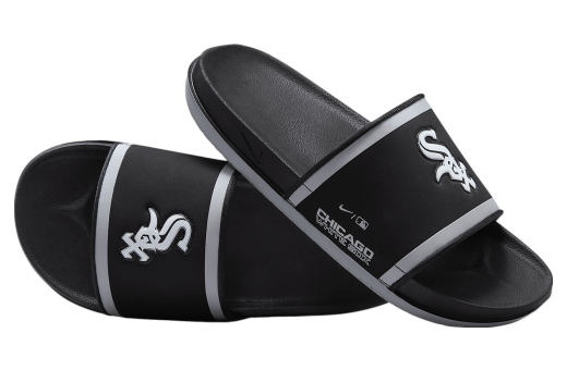 Nike Offcourt Slide (MLB Chicago White Sox) Black / Wolf Grey