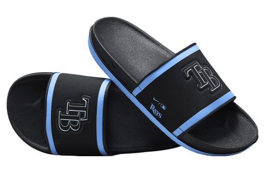 Nike Offcourt Slide (MLB Tampa Bay Rays) Black / Valor Blue