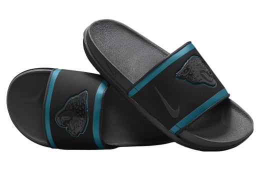 Nike Offcourt Slide (NFL Jacksonville Jaguars) Black / Blustery