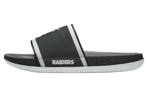 Nike Offcourt Slide (NFL Las Vegas Raiders) Anthracite / Field Silver