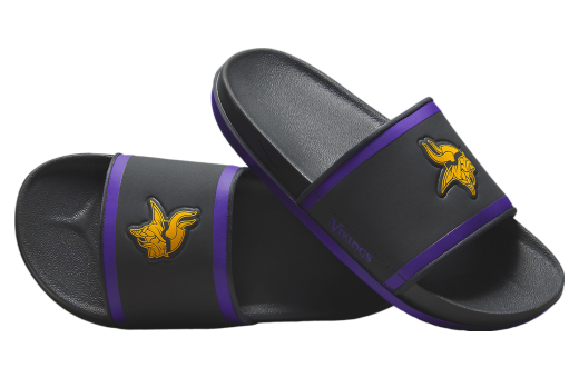 Nike Offcourt Slide (NFL Minnesota Vikings) Anthracite / Court Purple