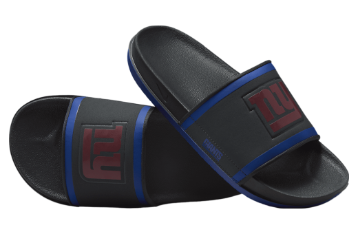 Nike Offcourt Slide (NFL New York Giants) Anthracite / Rush Blue