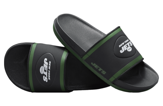 Nike Offcourt Slide (NFL New York Jets) Anthracite / Sport Green