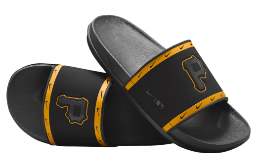 Nike Offcourt Slide Pittsburgh Pirates (Black / Sundown)