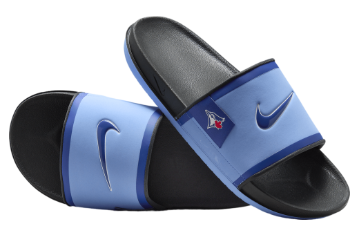 Nike Offcourt Slide (Toronto Blue Jays) Valor Blue / Dark Smoke Grey