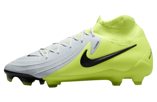 Nike Phantom Luna 2 Pro High FG Metallic Silver / Volt