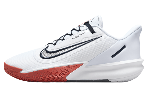 Nike Precision 7 EasyOn White / Sport Red