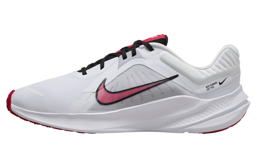 Nike Quest 5 White / Fire Red