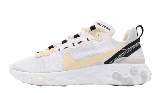 Nike React Element 55 White Pale Vanilla