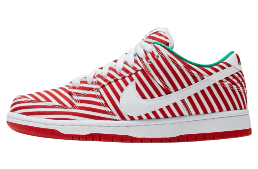 Nike SB Dunk Low Candy Cane Challenge Red / Stadium Green