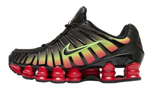 Nike Shox TL Volt/Fire Red