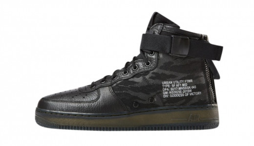 Nike Special Field Air Force 1 Mid Black Tiger Camo