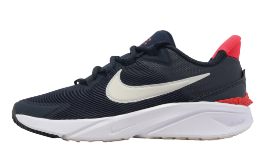 Nike Star Runner 4 GS Dark Obsidian / Bright Crimson