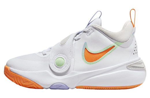 Nike Team Hustle D 11 GS White / Total Orange